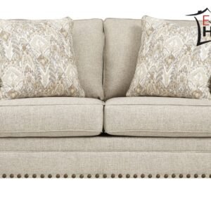 Loveseat estilo vintaje con estoperoles