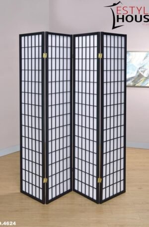 BIOMBO DE 4 PANELES ESTILO ORIENTAL