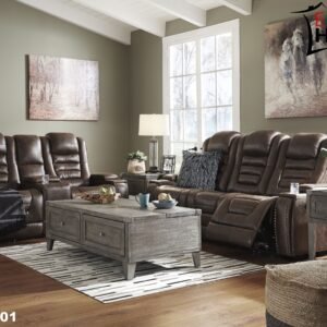 Sala ultra moderna reclinable, sofa y love seat