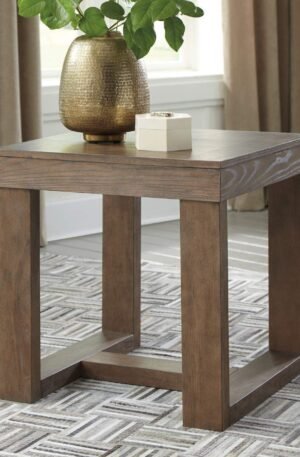 MESA LATERAL CON CHAPILLA DE CHAPILLA DE FRESNOS Y MADERA CONTRACHAPADA