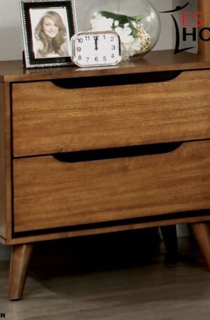 BURÓ NIGTHSTAND MADERA NATURAL CONTEMPORÁNEO MINIMALISTA