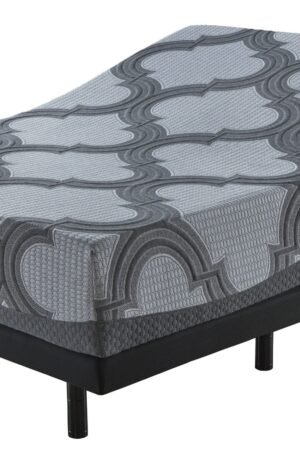 Colchón híbrido de resortes y memory foam 12"