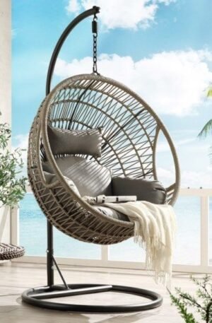 SILLÁ COLUMPIO PARA EXTERIOR VASANT CUERDA EN POLIÉSTER