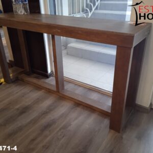 SOFÁ TABLE CARITON CONSOLA MESA DE RECIBIDOR DE MADERA MACIZA