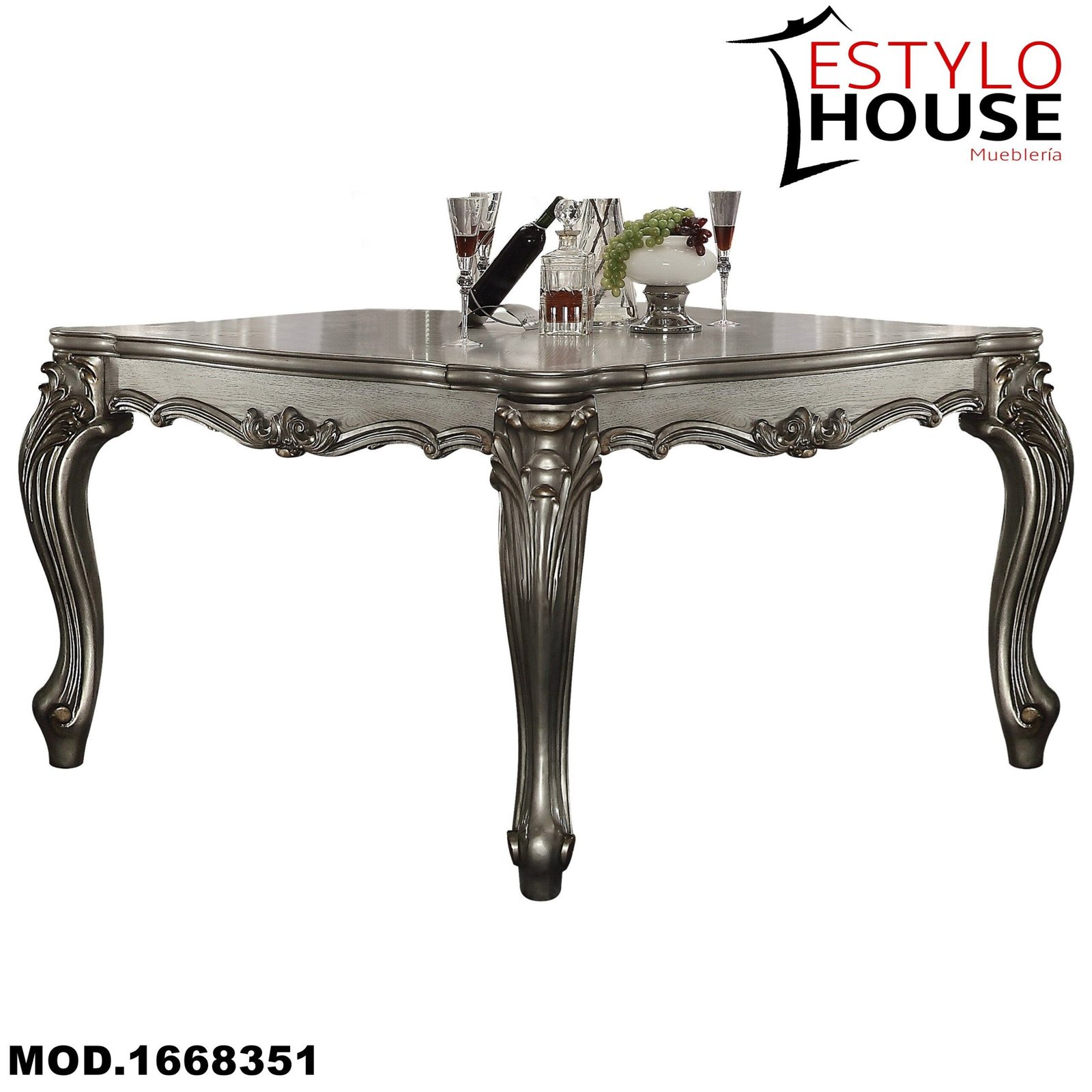 ELEGANTE COLECCIÓN VERSAILLES ACABADOS TALLADOS A MANO TONO PLATINO ANTIGUO ELEGANTE COLECCIÓN VERSAILLES ACABADOS TALLADOS A MANO TONO PLATINO ANTIGUO