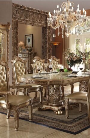 Comedor Clásico Vendome Comedor Dorado De 8 Personas