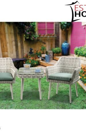 JUEGO DE BISTRÓ PARA PATIO 3 PIEZAS